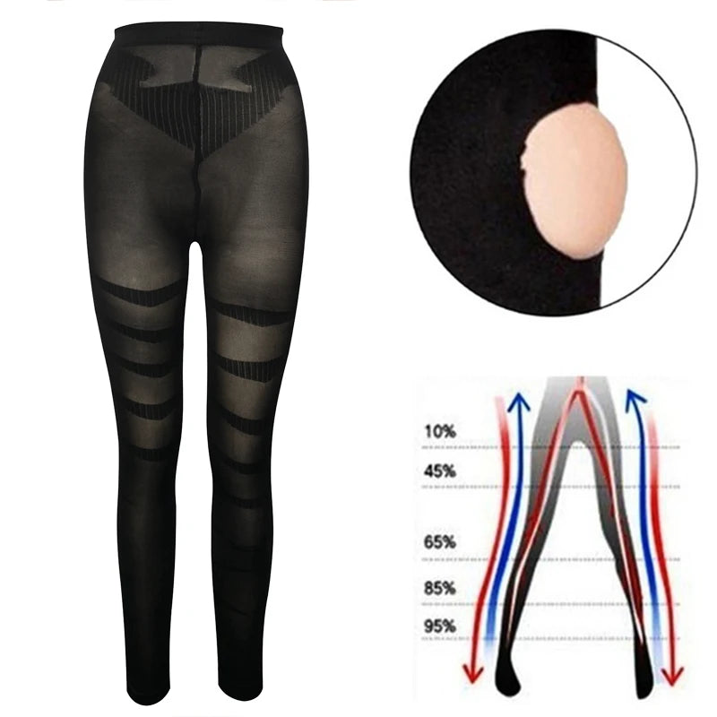 Legging Modeladora de Compressão Anti-Celulite – Cintura Alta, Firma Barriga, Bumbum e Coxas