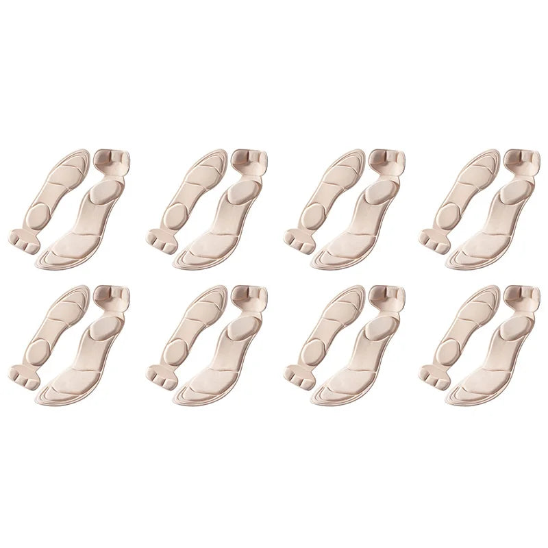 Palmilhas de Espuma Memory Foam para Salto Alto – Antiderrapante, Recortável e Confortável