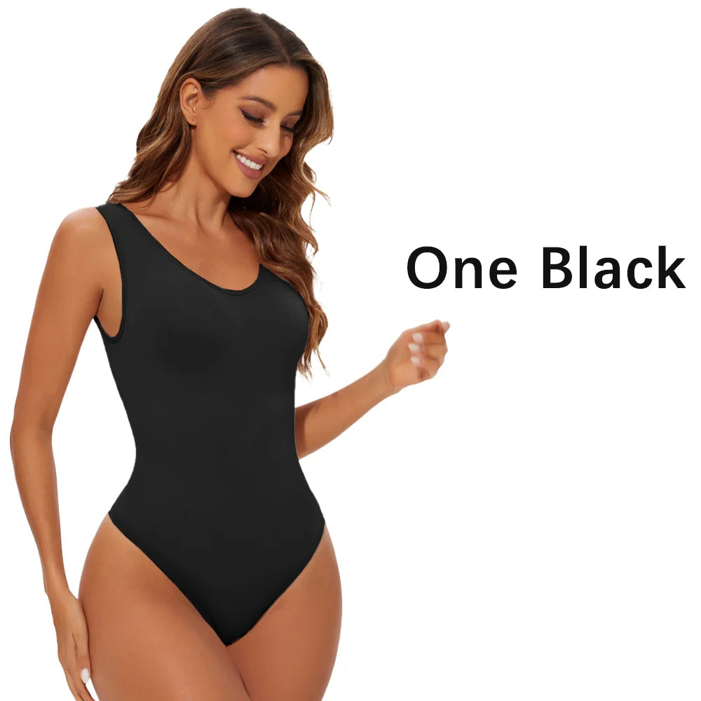 Body Modelador Sem Costura – Efeito Sculpting, Modela Busto e Corpo, Alças Largas