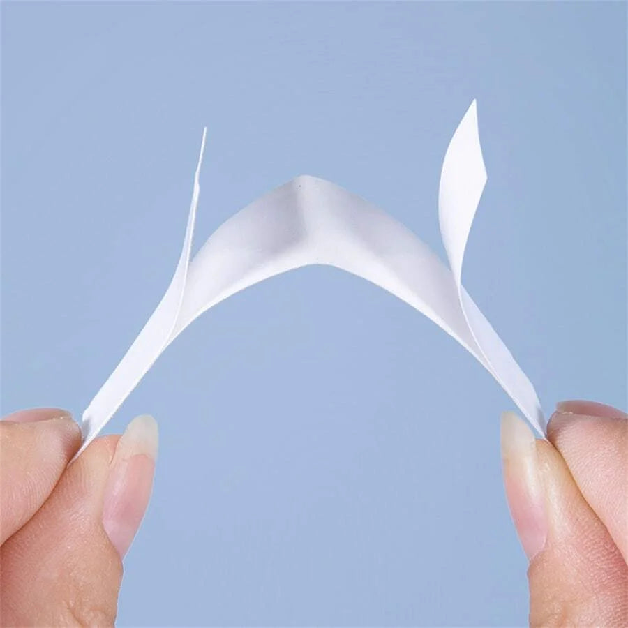 Fita Adesiva Dupla-Face Transparente para Roupas e Pele – Kit 36 Peças, Fixação Forte