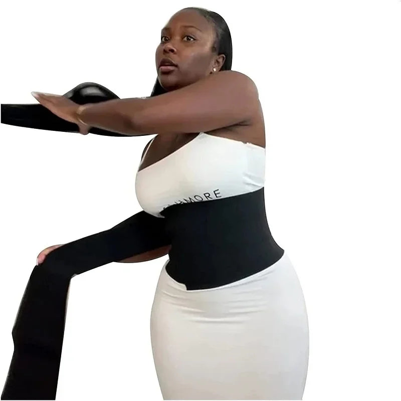Cinta Modeladora Invisível Snatch Wrap – Faixa Redutora de Cintura e Barriga com Alça Ajustável