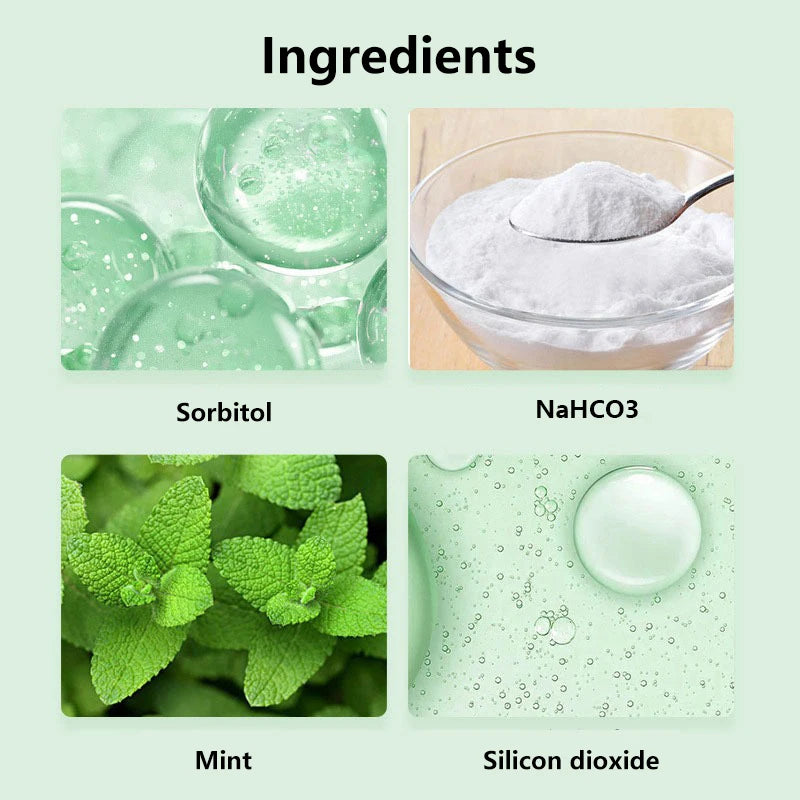 Pasta de Dente em Tablets Mastigáveis para Viagem – Kit 50 Unidades, Sabor Menta