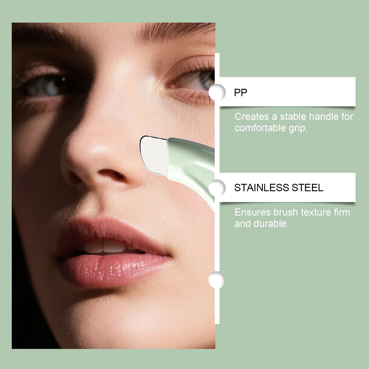 Espátula Facial de Aço Inoxidável – Removedor de Cravos e Impurezas (1, 3 ou 5 un.)