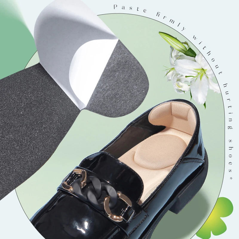 Palmilhas de Espuma Memory Foam para Salto Alto – Antiderrapante, Recortável e Confortável