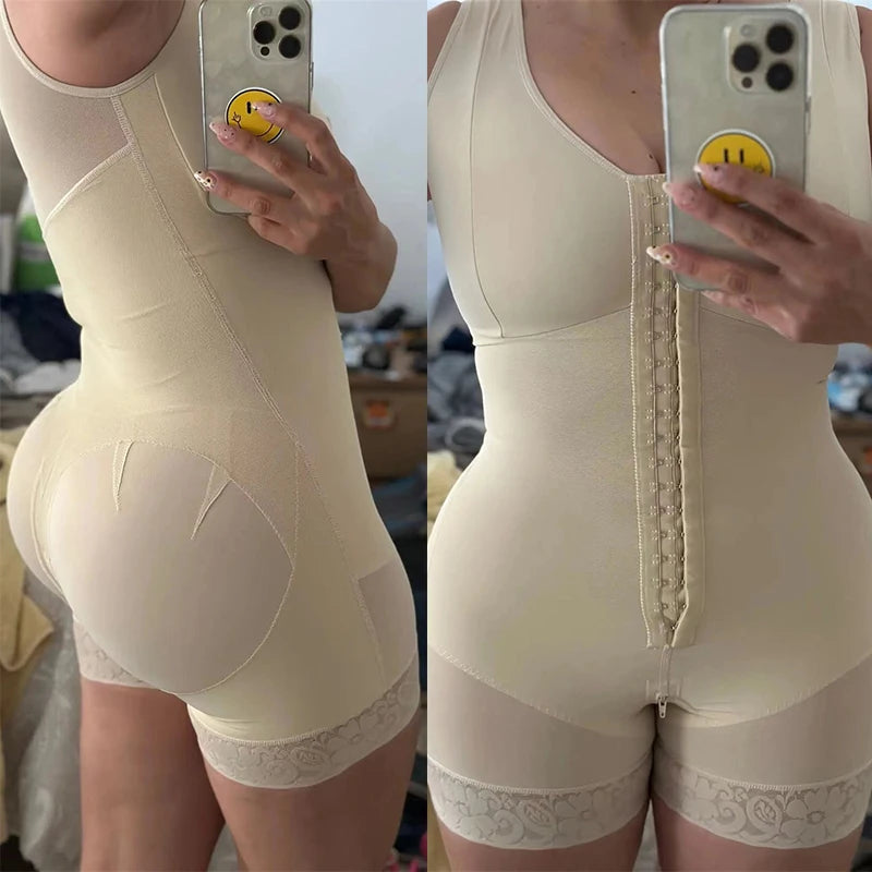 Body Modelador de Corpo Inteiro (Fajas Colombianas) – Controle Firme, Levanta Bumbum, Afina Cintura