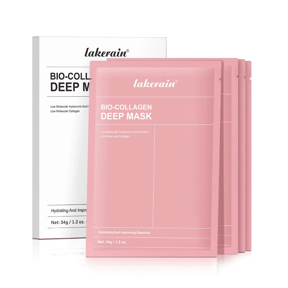 Máscara Facial Peel-Off de Colágeno Estilo Coreano (K-Beauty) – Firmeza, Elasticidade e Hidratação Profunda para Uso Noturno