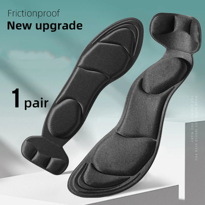 Palmilhas de Espuma Memory Foam para Salto Alto – Antiderrapante, Recortável e Confortável