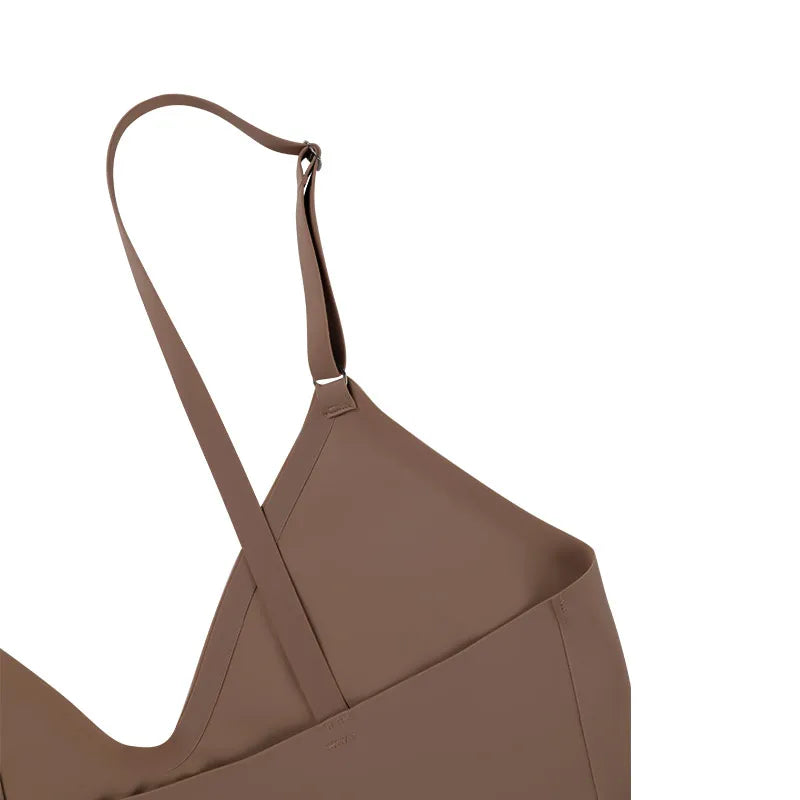Conjunto de Lingerie Sem Costura e Sem Aro – Sutiã e Calcinha Efeito Ice Silk, Toque Sedoso