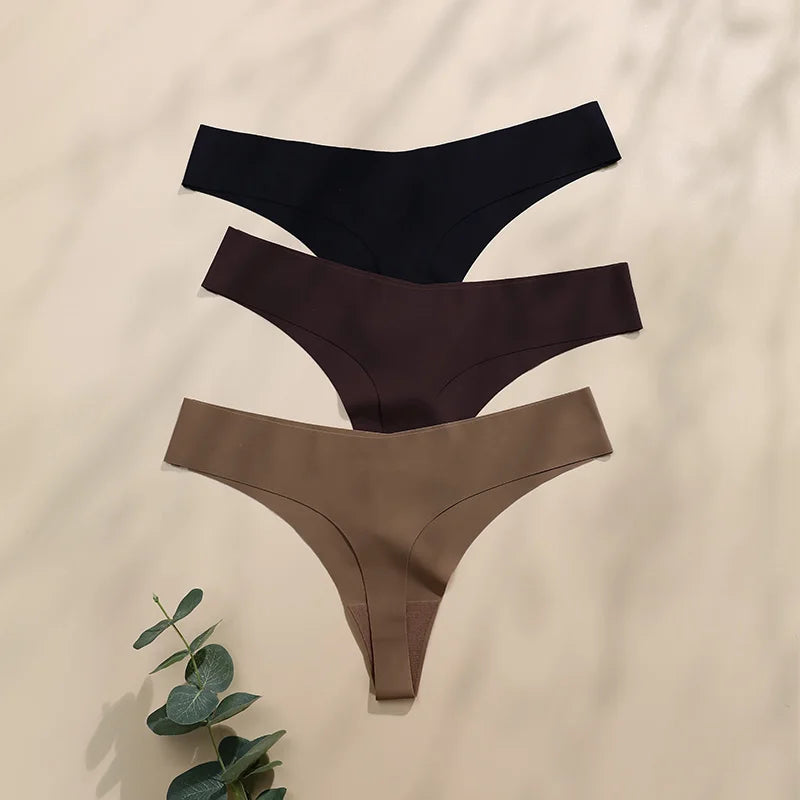 Conjunto de Lingerie Sem Costura e Sem Aro – Sutiã e Calcinha Efeito Ice Silk, Toque Sedoso