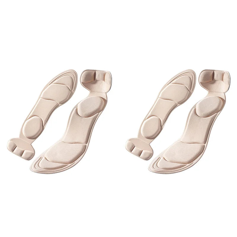 Palmilhas de Espuma Memory Foam para Salto Alto – Antiderrapante, Recortável e Confortável