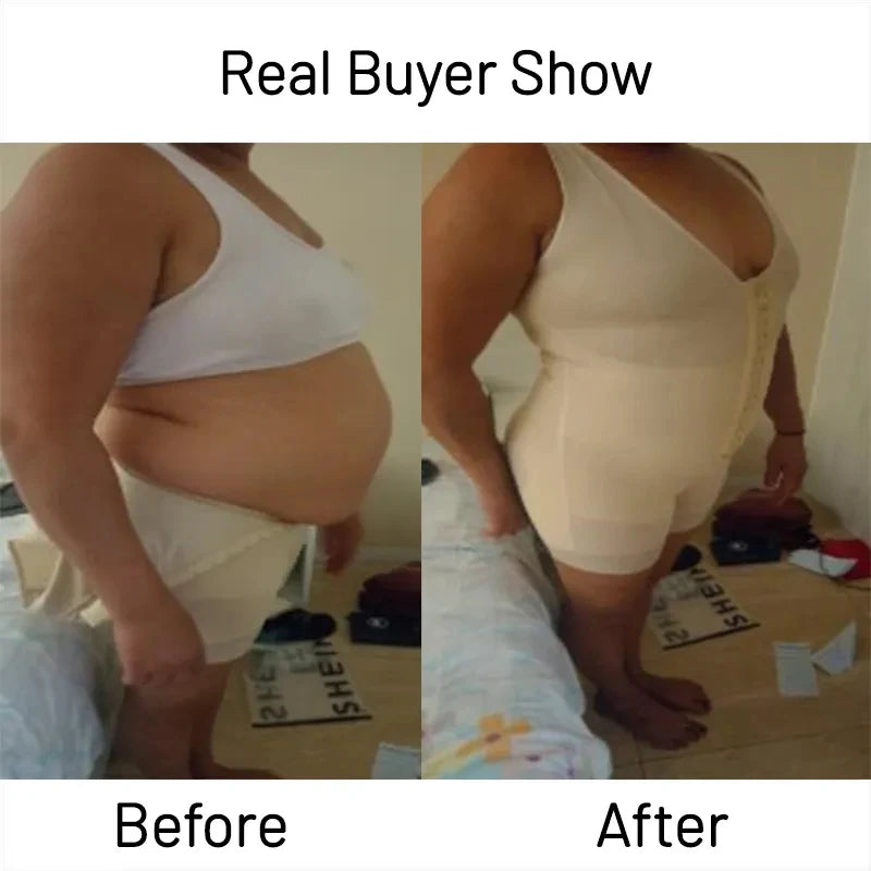 Body Modelador de Corpo Inteiro (Fajas Colombianas) – Controle Firme, Levanta Bumbum, Afina Cintura