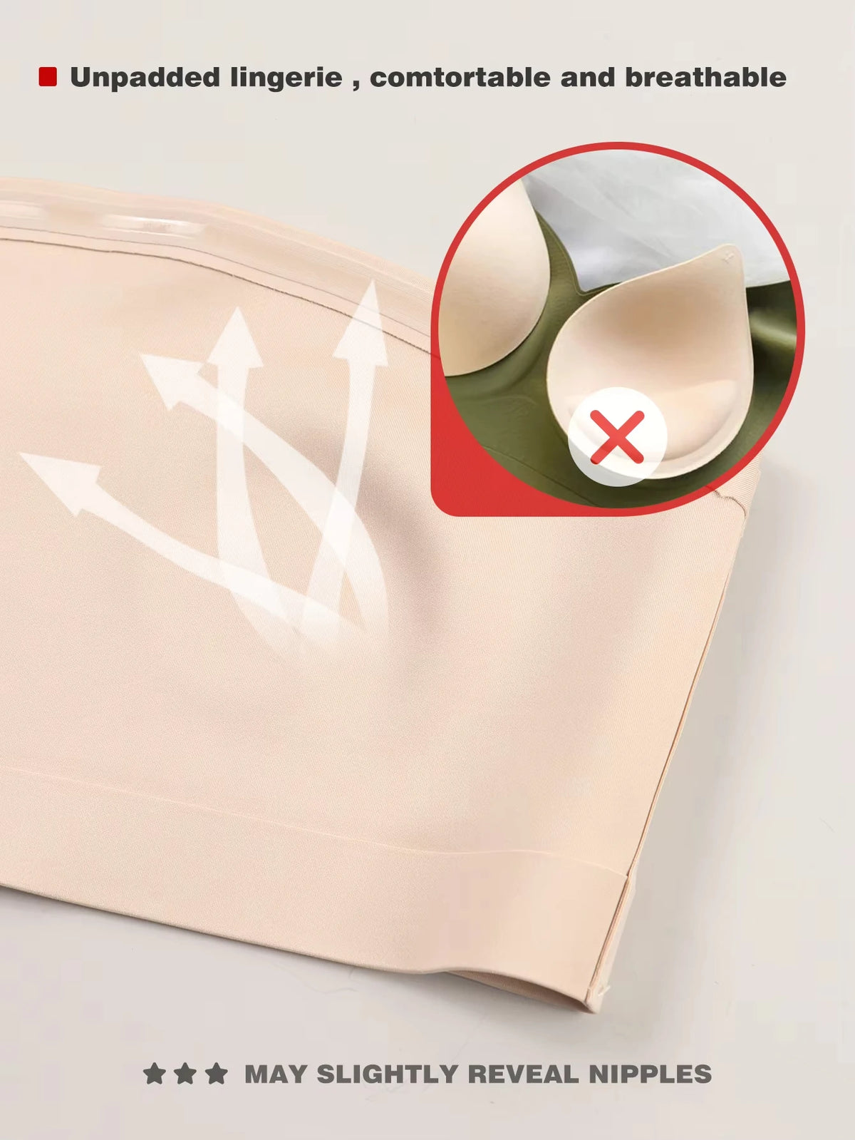 Sutiã Strapless Sem Alças – Fecho Frontal, Sem Aro, Ideal para Decotes (P ao XG)
