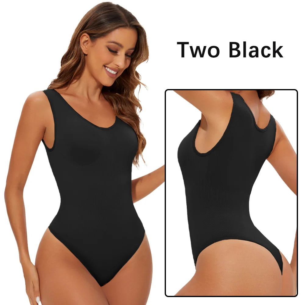 Body Modelador Sem Costura – Efeito Sculpting, Modela Busto e Corpo, Alças Largas