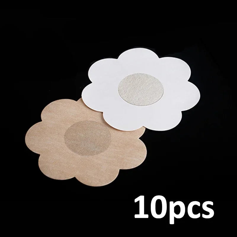 Protetor de Mamilo Adesivo Invisível – Pasties Descartáveis em Algodão (Kit 10 a 200 un.)