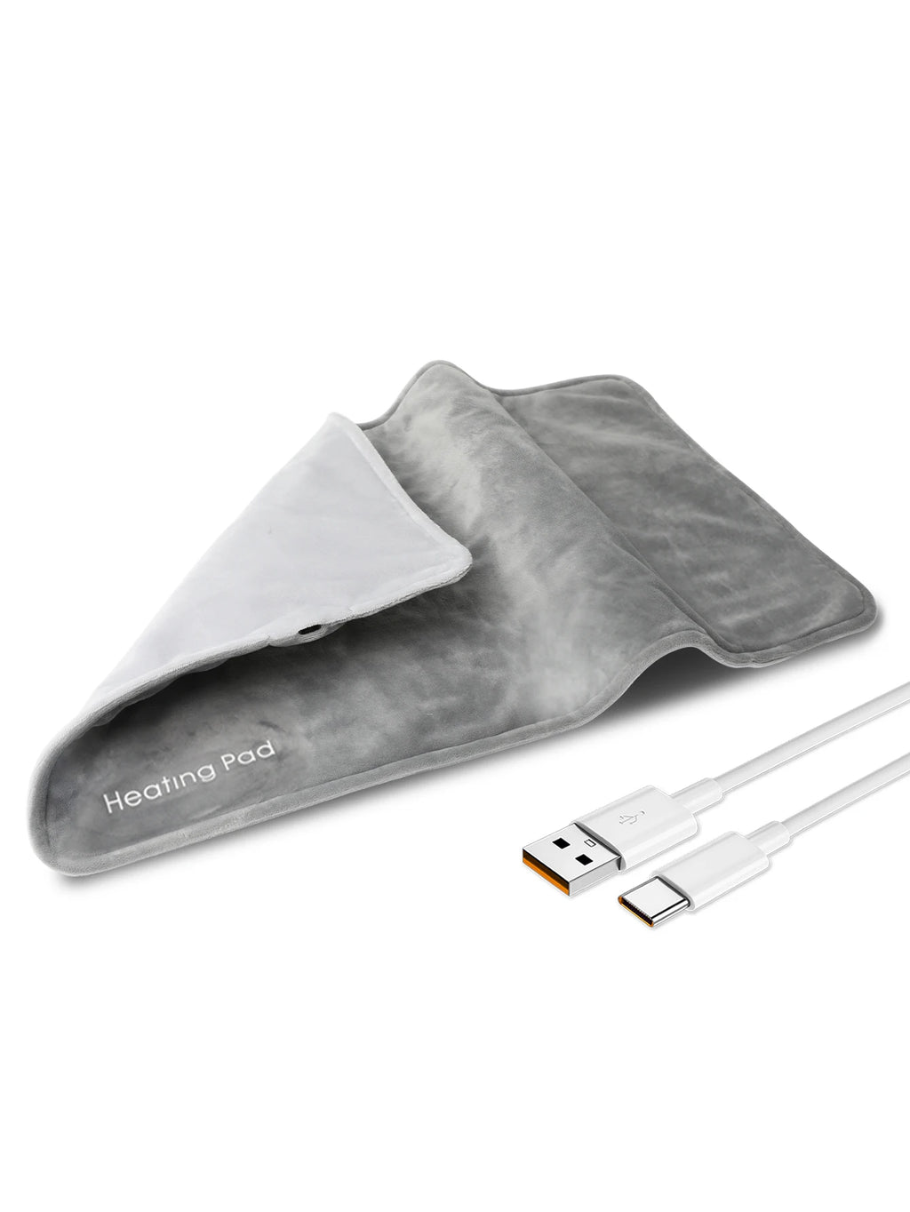 Almofada Térmica Elétrica USB para Cólicas e Dores nas Costas – Manta de Aquecimento Portátil