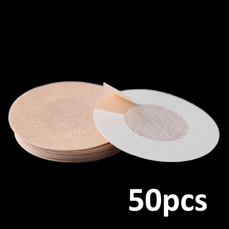 Protetor de Mamilo Adesivo Invisível – Pasties Descartáveis em Algodão (Kit 10 a 200 un.)