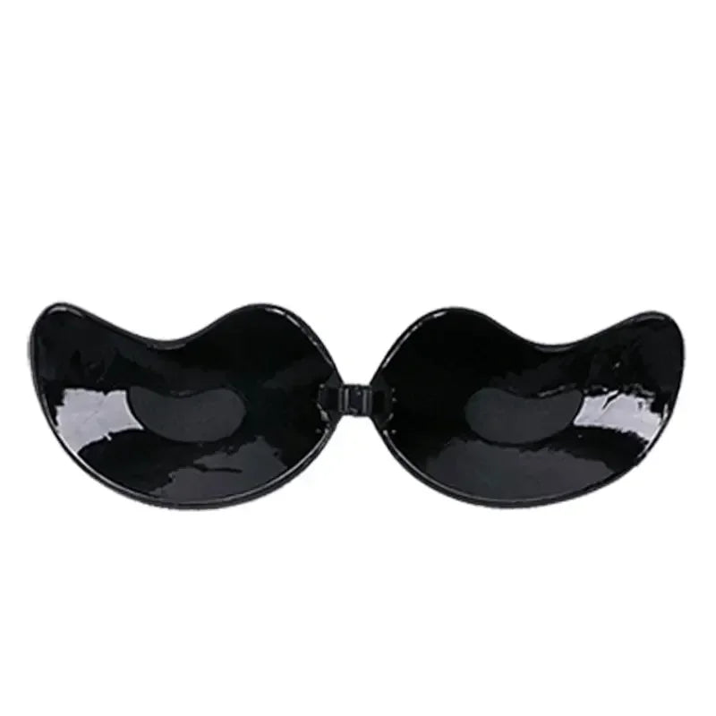 Sutiã Adesivo Invisível de Silicone com Efeito Push-Up – Sem Alças, Sem Costas, Reutilizável