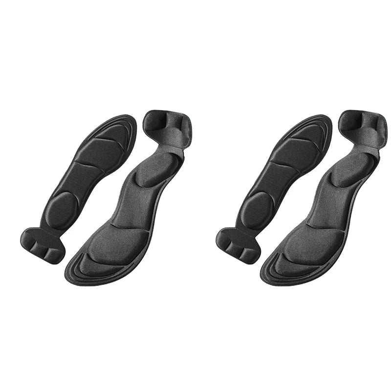 Palmilhas de Espuma Memory Foam para Salto Alto – Antiderrapante, Recortável e Confortável