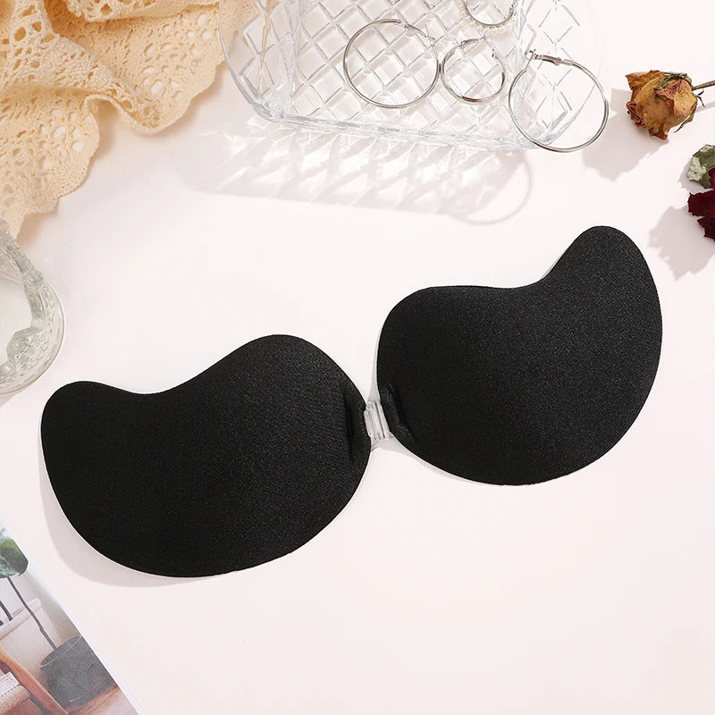 Sutiã Adesivo Invisível de Silicone Hipoalergênico – Bicolor, Sem Escorregar