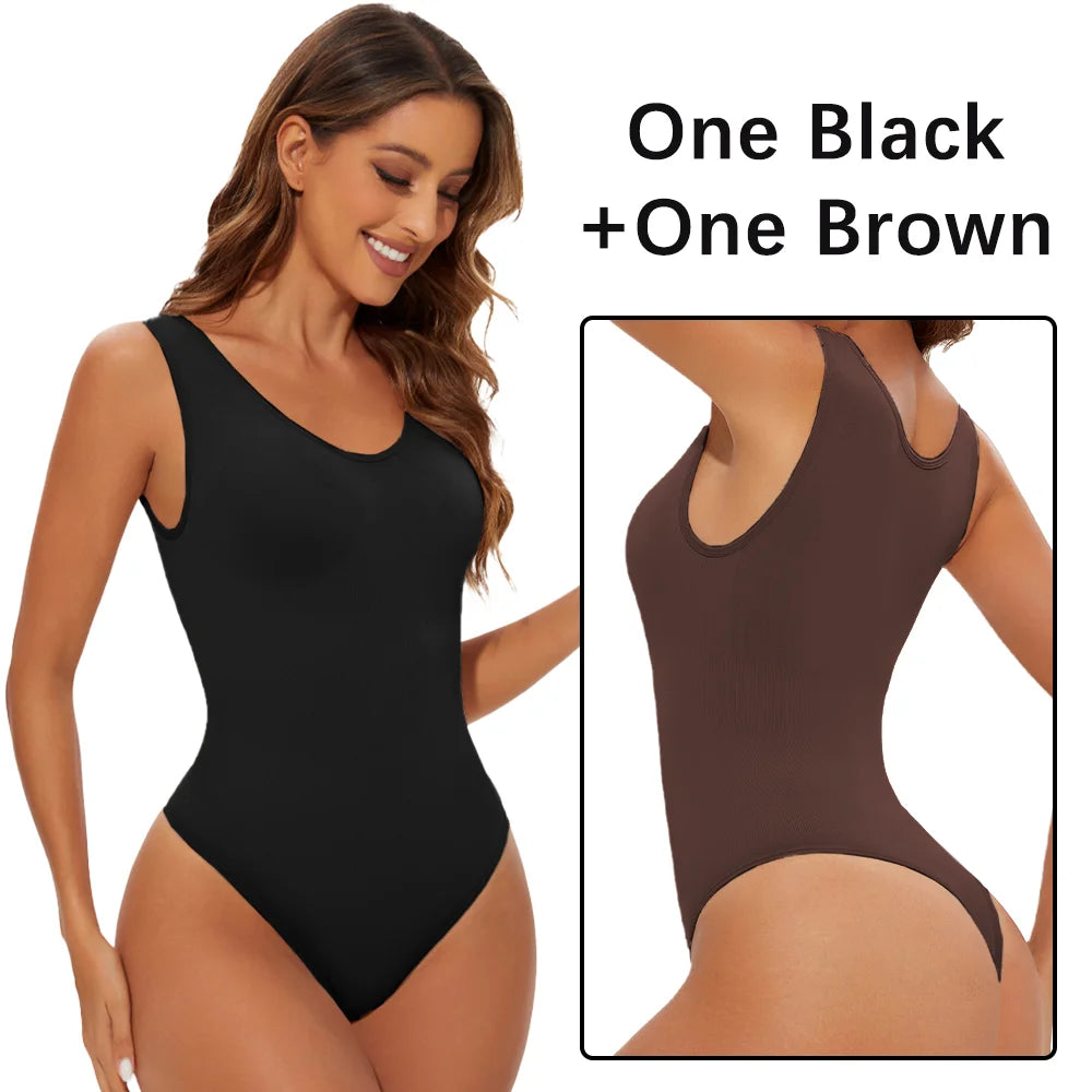 Body Modelador Sem Costura – Efeito Sculpting, Modela Busto e Corpo, Alças Largas