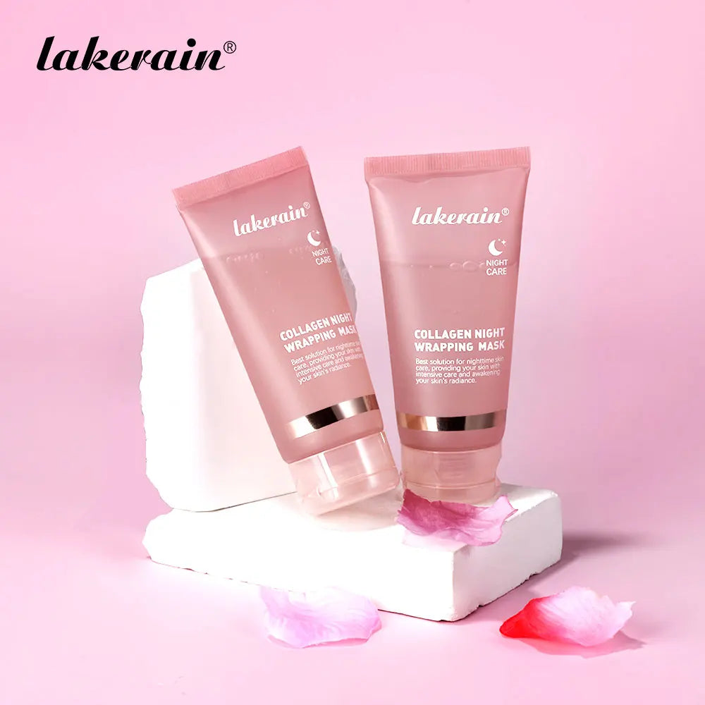 Máscara Facial Peel-Off de Colágeno Estilo Coreano (K-Beauty) – Firmeza, Elasticidade e Hidratação Profunda para Uso Noturno