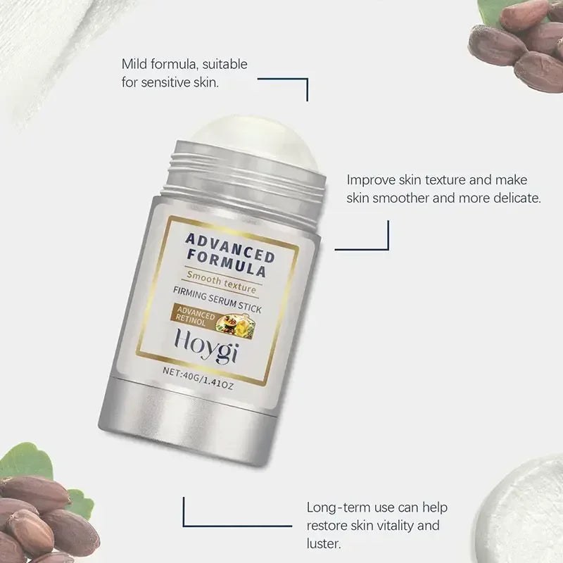 Bastão Facial com Retinol e Ácido Hialurônico – Anti-Rugas, Afina Poros, Firmeza e Hidratação 24h