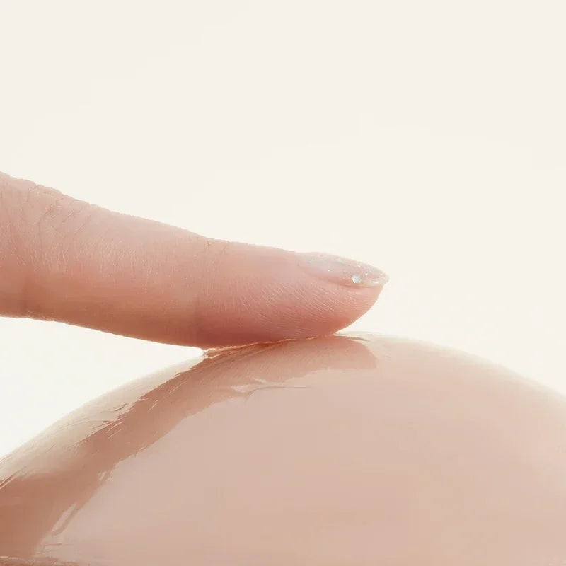 Sutiã Adesivo Invisível de Silicone com Efeito Push-Up – Sem Alças, Sem Costas, Reutilizável