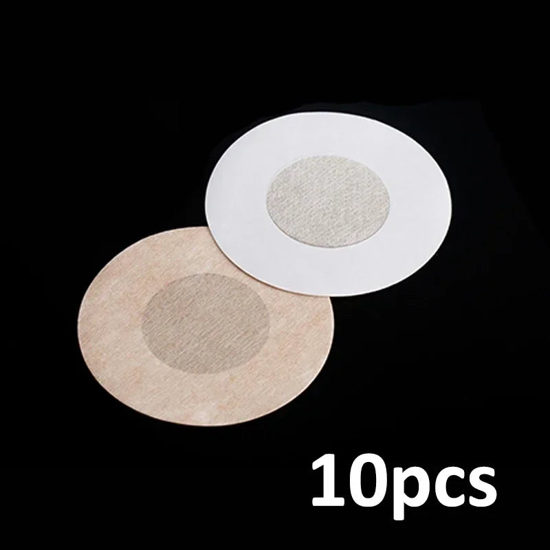 Protetor de Mamilo Adesivo Invisível – Pasties Descartáveis em Algodão (Kit 10 a 200 un.)