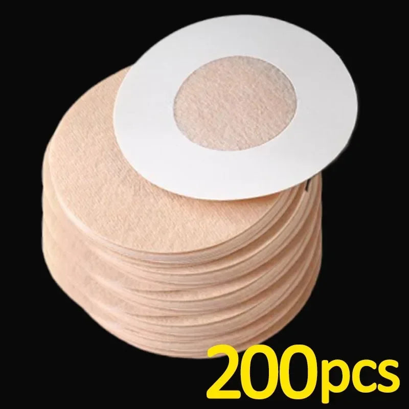 Protetor de Mamilo Adesivo Invisível – Pasties Descartáveis em Algodão (Kit 10 a 200 un.)